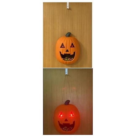 Fun World Fun World 12 in. Lite Up Jolly Jack Candy Dispenser Halloween Decor 91795TP